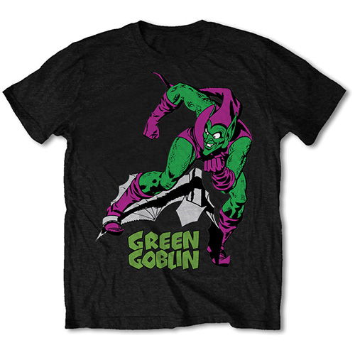 Marvel Comics Unisex T-Shirt: Green Goblin - Marvel Comics - Marchandise - Bravado - 5055979915096 - 