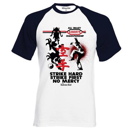 Karate Kid (The): Strike Hard (Baseball Shirt Unisex Tg. S) - Karate Kid - Annen -  - 5056480317096 - 