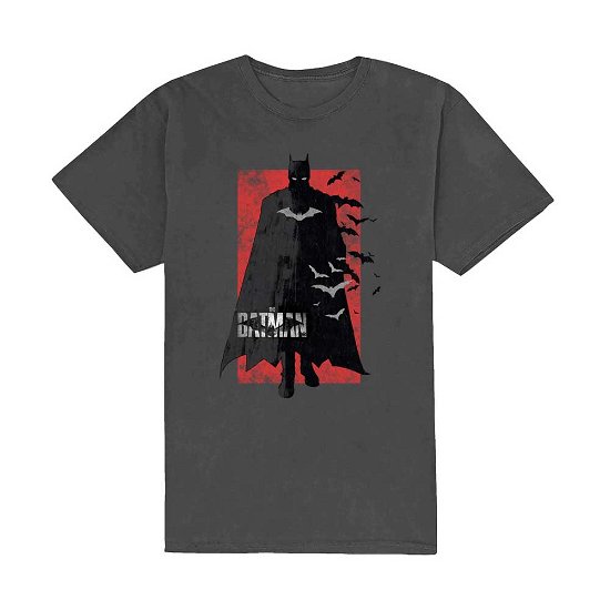 DC Comics Unisex T-Shirt: The Batman Distressed Logo - DC Comics - Produtos -  - 5056561018096 - 
