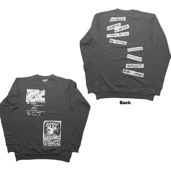 The Sex Pistols Unisex Long Sleeve T-Shirt: 100 Club (Back Print) - Sex Pistols - The - Merchandise -  - 5056561050096 - 