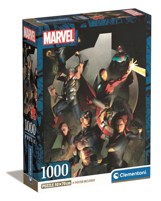 Cover for Marvel · Puslespil HQC D100 Avengers, 1000 brikker (Puslespil) (2024)