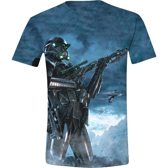 Cover for Star Wars Rogue One · Star Wars - Rogue One Death Trooper Men T-shirt - White - S (Toys)