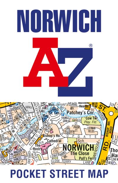 Cover for A-Z Maps · Norwich A-Z Pocket Street Map (Map) (2021)