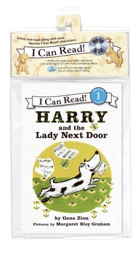 Cover for Gene Zion · Harry and the Lady Next Door Book and CD - I Can Read Level 1 (Audiobook (CD)) [Pap / Com edition] (2008)