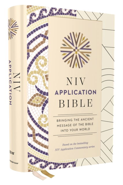 Cover for Zondervan Zondervan · NIV Application Bible, Hardcover, Multi-Cream, Red Letter, Comfort Print: Bringing the Ancient Message of the Bible into Your World - NIV Application Commentary Resources (Hardcover bog) (2025)