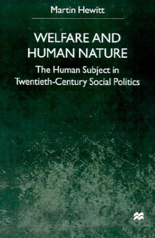 Cover for Na Na · Welfare and Human Nature: The Human Subject in Twentieth-Century Social Politics (Hardcover Book) [2000 edition] (2000)