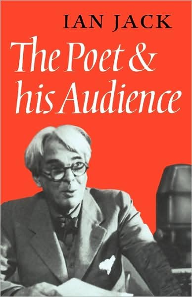 Cover for Ian Jack · The Poet and his Audience (Paperback Book) (1984)