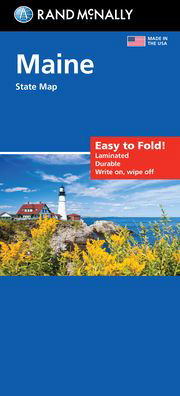Rand McNally Easy to Fold: Maine State Laminated Map - Rand Mcnally - Books - RAND MCNALLY - 9780528026096 - April 14, 2022