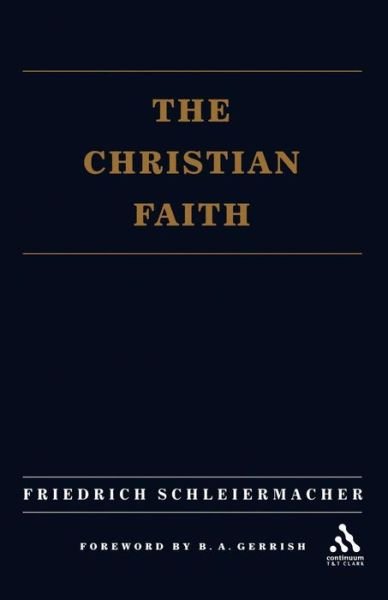 Cover for Friedrich Schleiermacher · The Christian Faith (Pocketbok) [New edition] (1999)