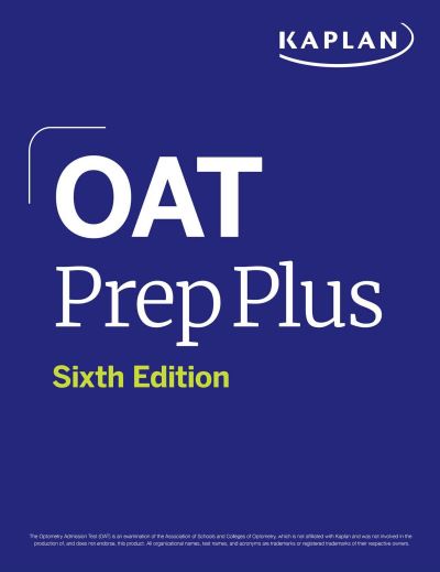 Cover for Kaplan Test Prep · OAT Prep Plus, Sixth Edition - Kaplan Test Prep (Taschenbuch) [Sixth edition] (2025)