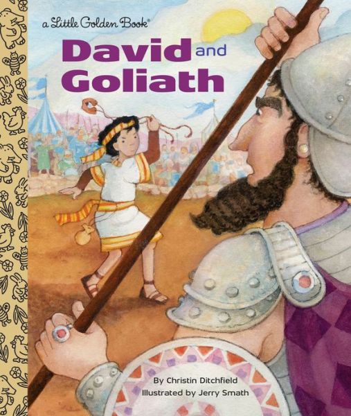 David And Goliath - Little Golden Book - Christin Ditchfield - Books - Random House USA Inc - 9781524771096 - January 8, 2019