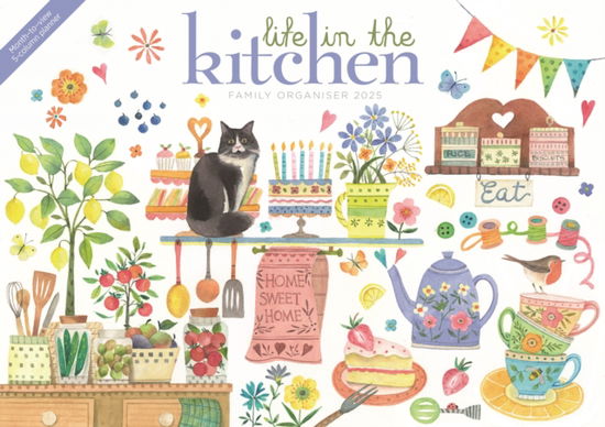 Life in the Kitchen Planner A4 Calendar 2025 - Carousel Calendars - Książki - Carousel Calendars - 9781529846096 - 23 sierpnia 2024