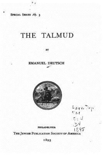 Cover for Emanuel Deutsch · The Talmud (Taschenbuch) (2016)