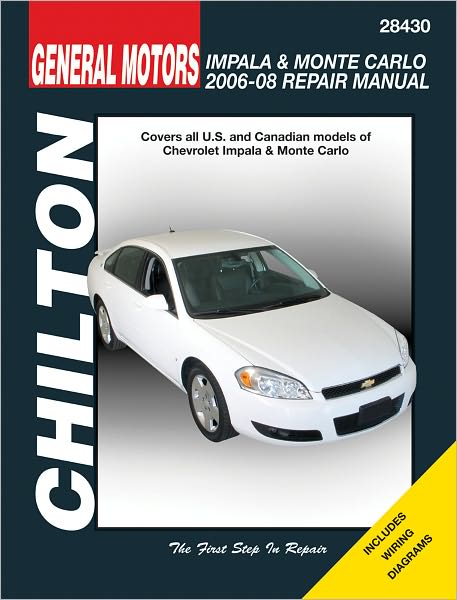 Cover for Mike Stubblefield · General Motors Impala &amp; Monte Carlo: 2006 Through 2008 (Paperback Book) [Illustrated edition] (2009)