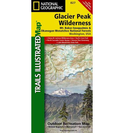 Cover for National Geographic Maps · Glacier Peak Wilderness (Mt. Baker-snoqualmie and Okanogan-wenatchee National Forests): Trails Illustrated Other Rec. Areas (Map) (2024)