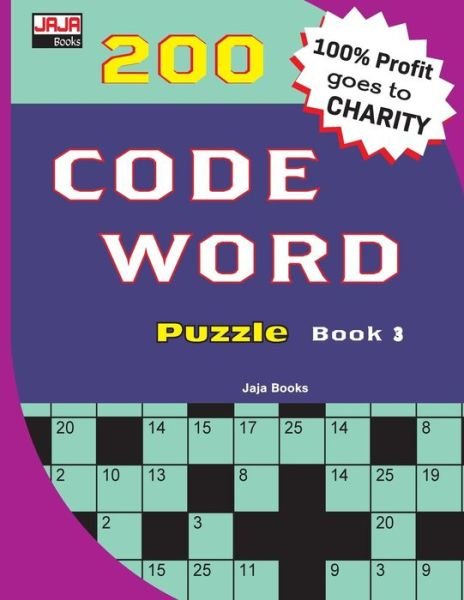 Cover for Jaja Media · 200 CODE WORD Puzzle Book 3 (Paperback Book) (2018)