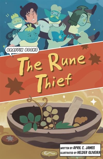 Cover for April C. James · The Rune Thief: Graphic Reluctant Reader - Maverick Graphic Reluctant Readers (Paperback Book) (2024)