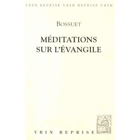 Cover for Jacques-benigne Bossuet · Meditations Sur L'evangile (Vrin-reprise) (French Edition) (Paperback Book) [French edition] (1966)