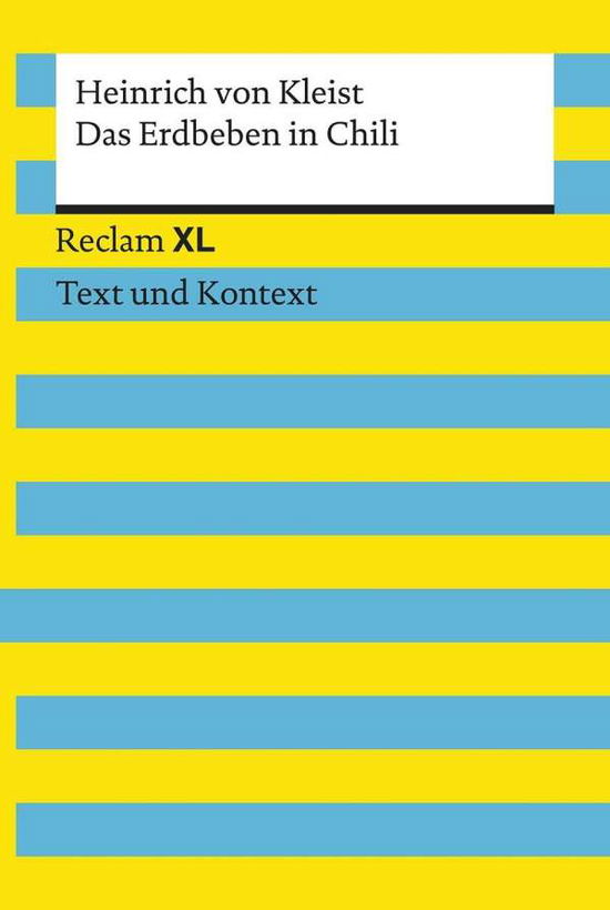 Reclam XL.19409 Kleist:Das Erdbeben in - Heinrich Von Kleist - Books -  - 9783150194096 - 