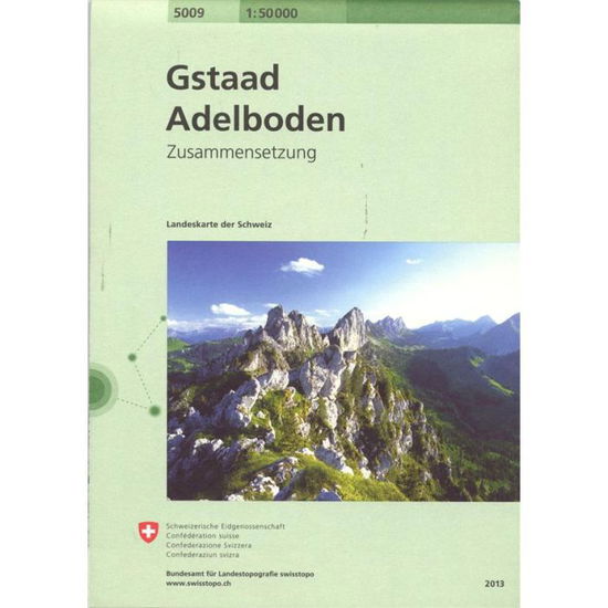 Cover for Switzerland Swisstopo · Gstaad / Adelboden 2018 (Map) (2018)