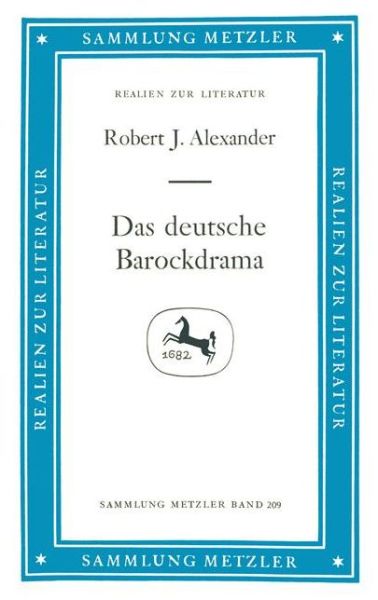 Cover for Robert Alexander · Das deutsche Barockdrama (Bok) (1984)