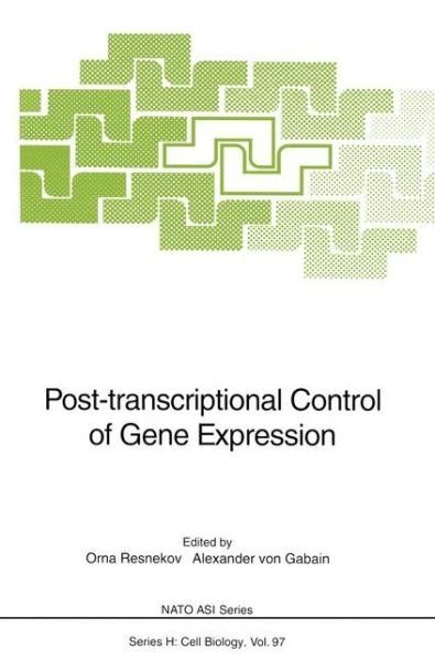 Cover for Orna Resnekov · Post-transcriptional Control of Gene Expression - Nato ASI Subseries H: (Paperback Book) [Softcover reprint of the original 1st ed. 1996 edition] (2011)