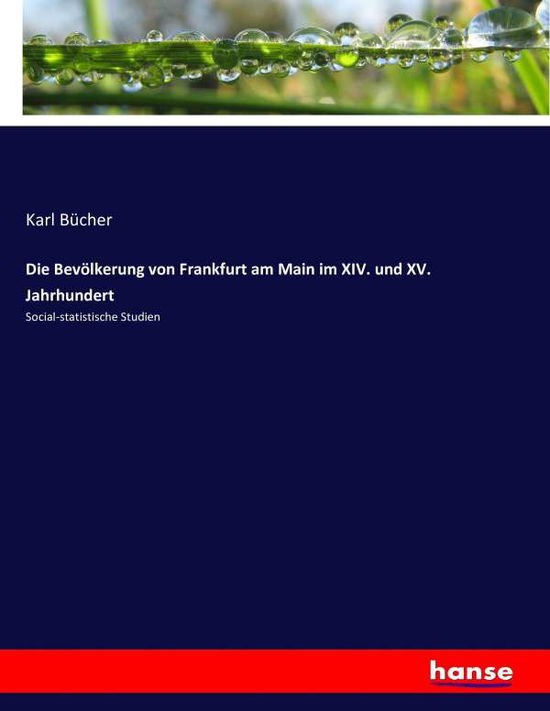 Cover for Bücher · Die Bevölkerung von Frankfurt am (Book) (2016)