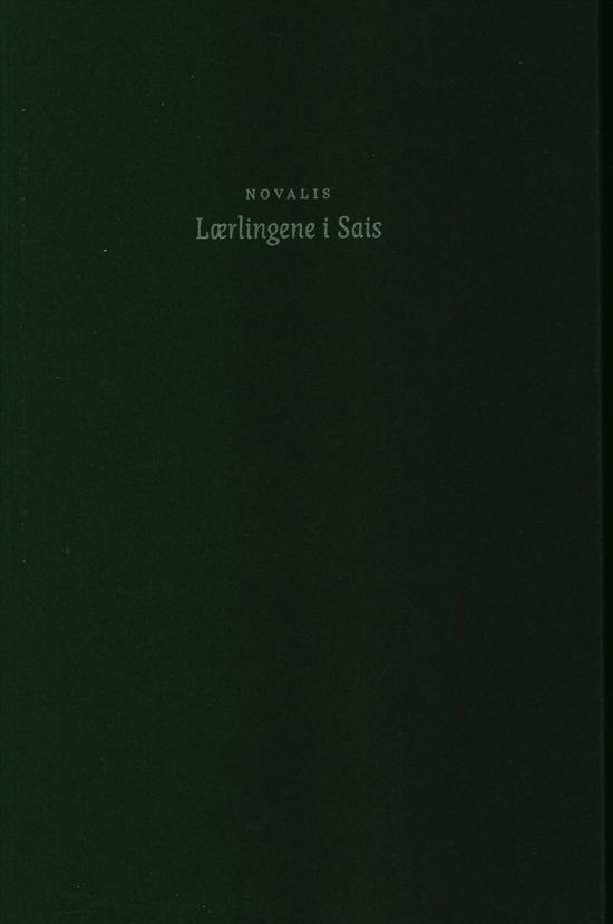 Cover for Novalis · Lærlingene i Sais (Sewn Spine Book) (2017)