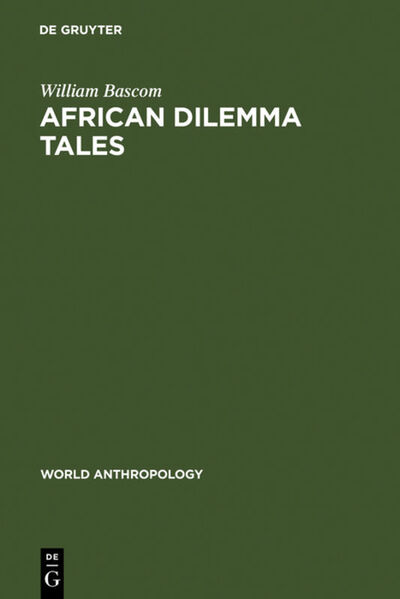 Cover for Bascom · African Dilemma Tales (Book) (1975)