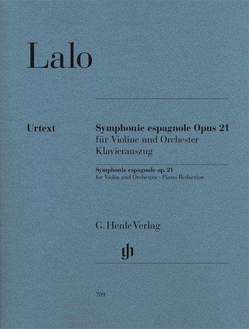 Cover for E. Lalo · Symph.espagnole.Viol. / Kl.HN709 (Bog) (2018)
