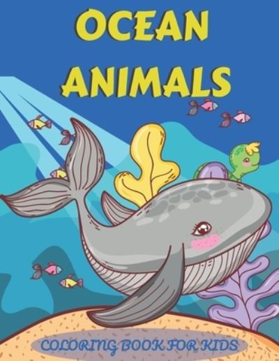 Cover for Esel Press · Ocean Animals Coloring Book for Kids (Paperback Book) (2021)