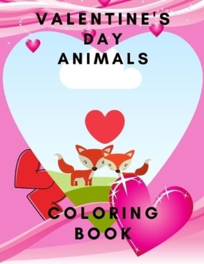 Cover for Perla · Valentine's day animals coloring book (Paperback Bog) (2021)