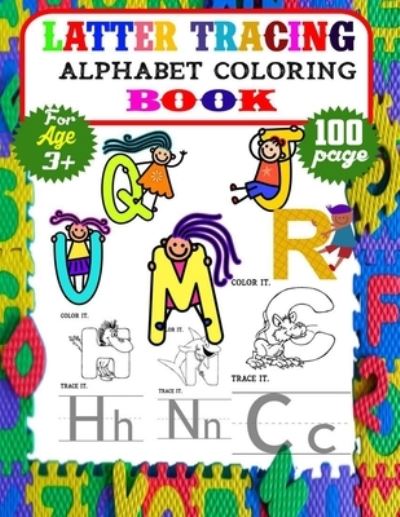 Cover for Mosaruf Reza · Latter Tracing Alphabet Coloring Book (Paperback Book) (2020)