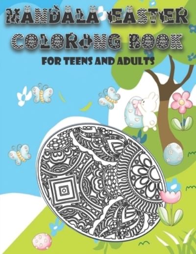 Cover for Plworx Books · Mandala Easter Coloring Book (Paperback Book) (2021)