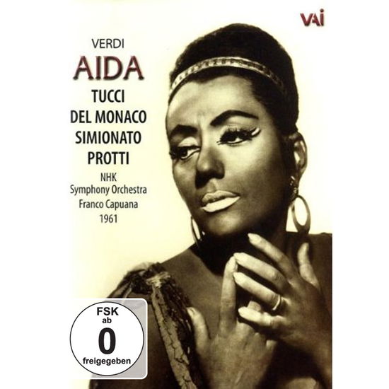 Aida - Verdi / Tucci / Del Monaco / Simionato / Protti - Elokuva - VAI - 0089948442097 - tiistai 10. heinäkuuta 2007