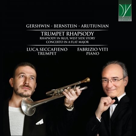 Cover for Seccafieno, Luca &amp; Fabrizio Viti · Gershwin, Bernstein, Arutiunian - Trumpet Rhapsody (CD) (2021)