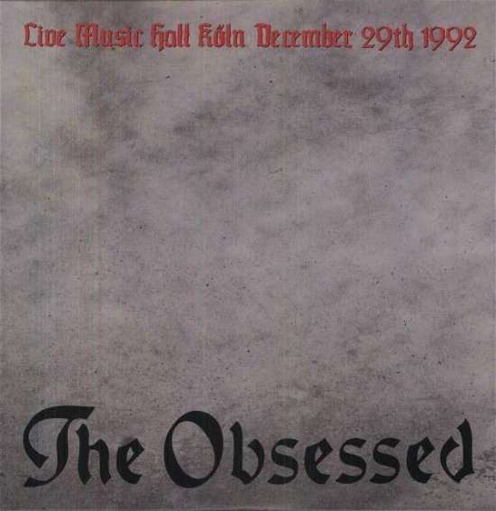 Cover for The Obsessed · Live in Koln (LP) [Limited edition] (2021)