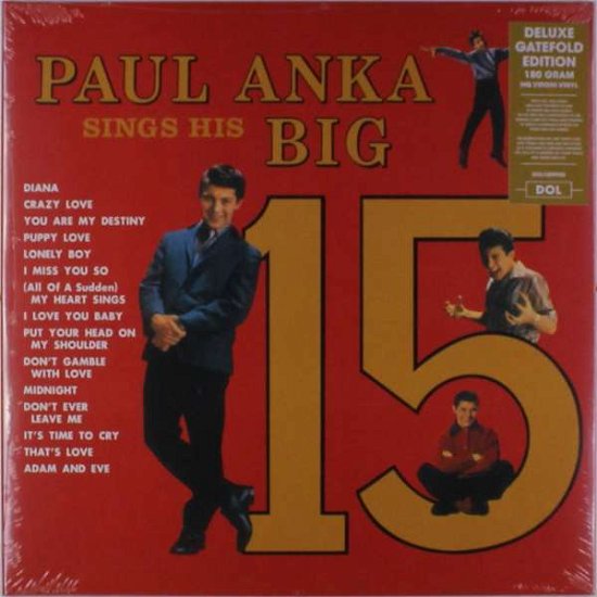 Paul Anka Sings His Big 15 - Paul Anka - Musik - DOL - 0889397310097 - 12. Oktober 2018