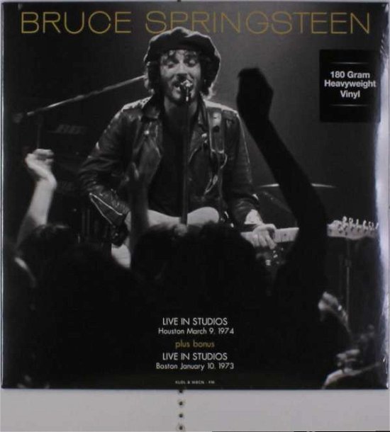 Cover for Bruce Springsteen · Fm Studios Live In Houston Sept 3Rd 1974 &amp; In Boston Oct 1st 1973 (Red Vinyl) (LP) (2017)