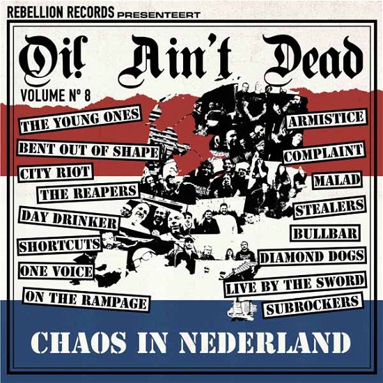 Cover for Chaos In Nederland (Oi! Aint Dead 8) (Orange Vinyl) (LP) (2023)