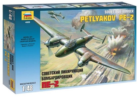 Cover for Zvezda · 1/48 Petlyakov Pe-2 (Legetøj)