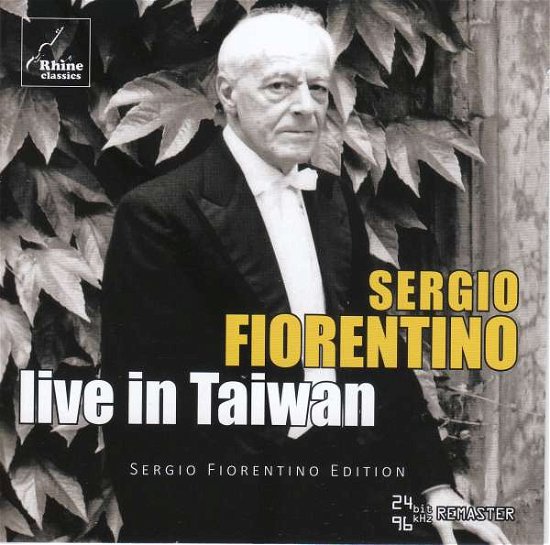 Cover for Sergio Fiorentino · Live in Taiwan 1998 (CD) (2019)