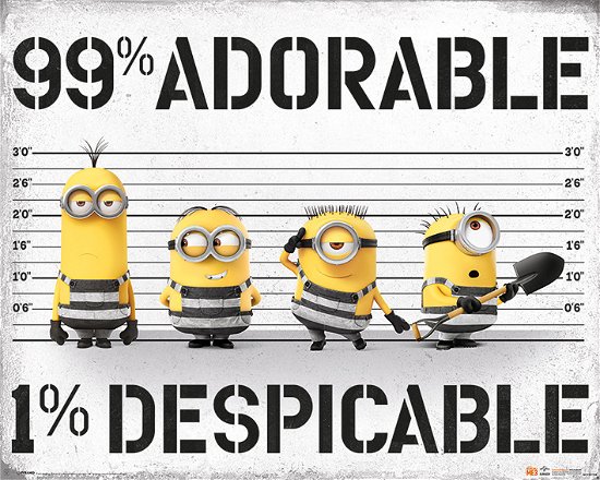 Cover for Minions: Despicable Me 3 · Minions: Despicable Me 3 - 99% Adorable 1% Minions: Despicable (Poster Mini 50x40cm) (MERCH) (2019)