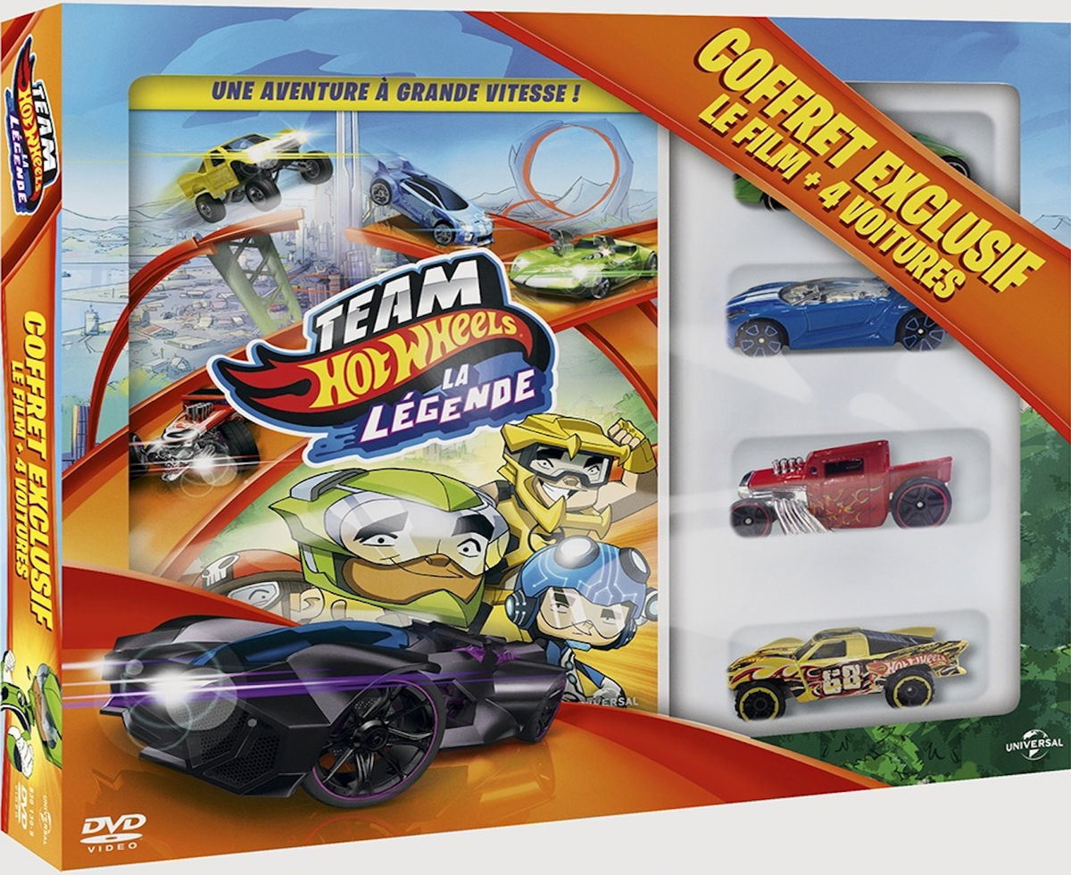 Team Hot Wheels La Legende coffret Exclusif Le Fim 4 Voitures