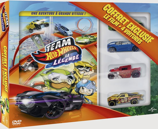 Cover for Team Hot Wheels La Legende (coffret Exclusif - Le Fim + 4 Voitures (DVD)