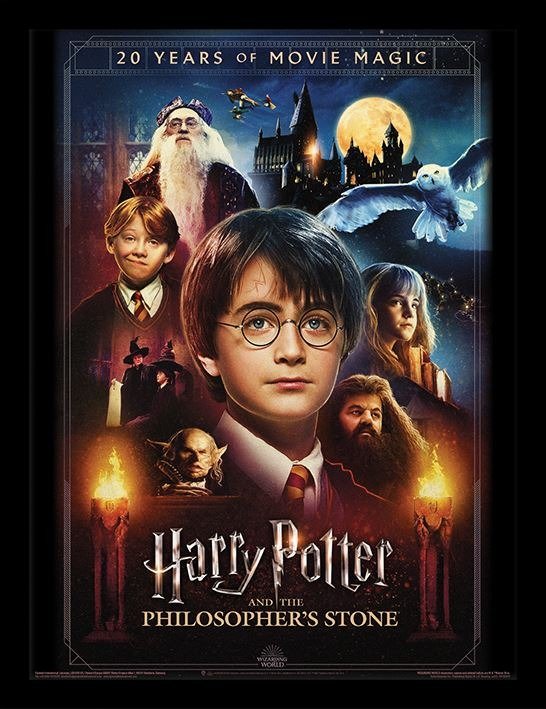 HARRY POTTER - 20 Years Of Movie Magic - Framed Pr - Harry Potter - Merchandise -  - 5056480323097 - 
