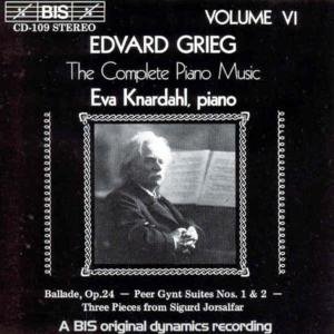 Cover for Grieg / Knardahl · Ballade / Peer Gynt Suites 1 &amp; 2 (CD) (1994)