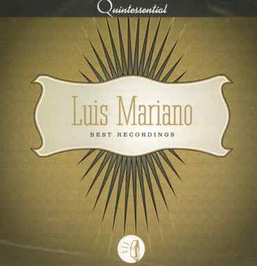 Best Recordings 20 Tracks - Luis Mariano - Music - QUINTESSENTIAL - 8436019580097 - June 13, 2002