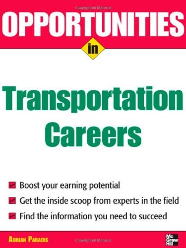 Cover for Adrian Paradis · Opportunities in Transportation Careers (Paperback Book) (2007)