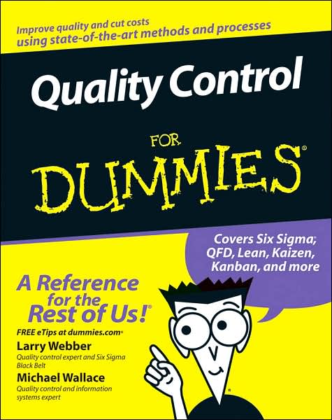 Cover for Larry Webber · Quality Control for Dummies (Paperback Book) (2007)